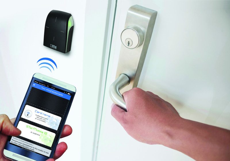Le badge virtuel de contrôle d'accès sur smartphone
est en passe de devenir un must. © STid