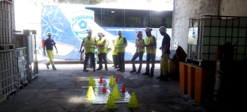 Atelier de sensibilisation à la lutte contre l'alcool
et les drogues au volant. © Cliema