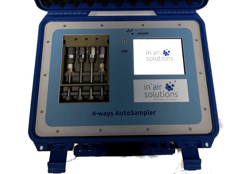 La start-up compte lancer en juin le préleveur et l'analyseur
de formaldéhyde en juin et l'analyseur de benzène, toluène,
éthylbenzène et xylène en septembre. © In'Air Solutions