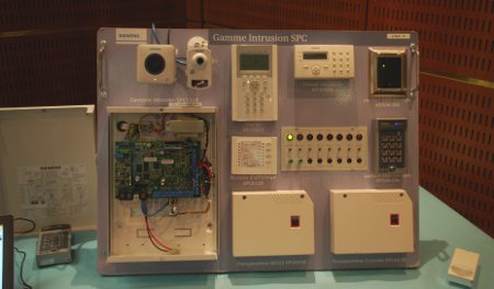 La gamme SPC de détection d'intrusion
de Siemens. © IEP