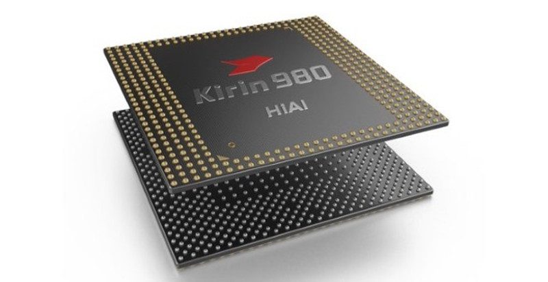 HiSilicon/Huawei a exposé Kirin 980, son processeur à réseaux
de neurones (NPU) pour mobiles, gravé en 7 nanomètres.
© Huawei