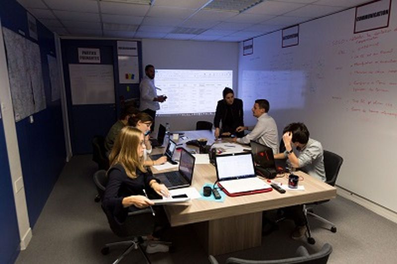 Cette nouvelle War Room a été ouverte aux entreprises
à Paris en octobre dernier. ©  Crisotech