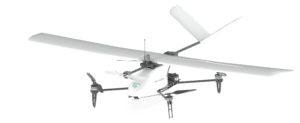 Vue du drone Heliplane de Drone Volt