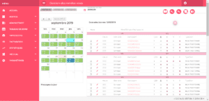 Une page du logiciel montre le nombre de contraintes qu’il est capable d’intégrer dans son calendrier.