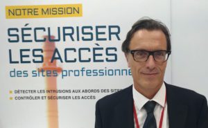 Eric Thord, PDG du groupe Vitaprotech lors du salon APS 2019.