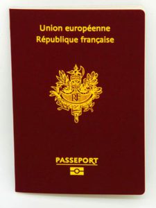 Image d’un passeport biométrique.