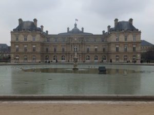 Vue du palais du Luxembourg.