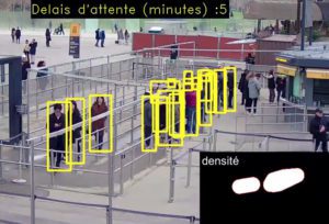 Le logiciel sait identifier des files d'attente