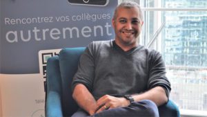 otre application peut suggérer aux collaborateurs de rencontrer certaines personnes ou de bénéficier de services perSamuel-Meitas-fondateur-de-Comeet.