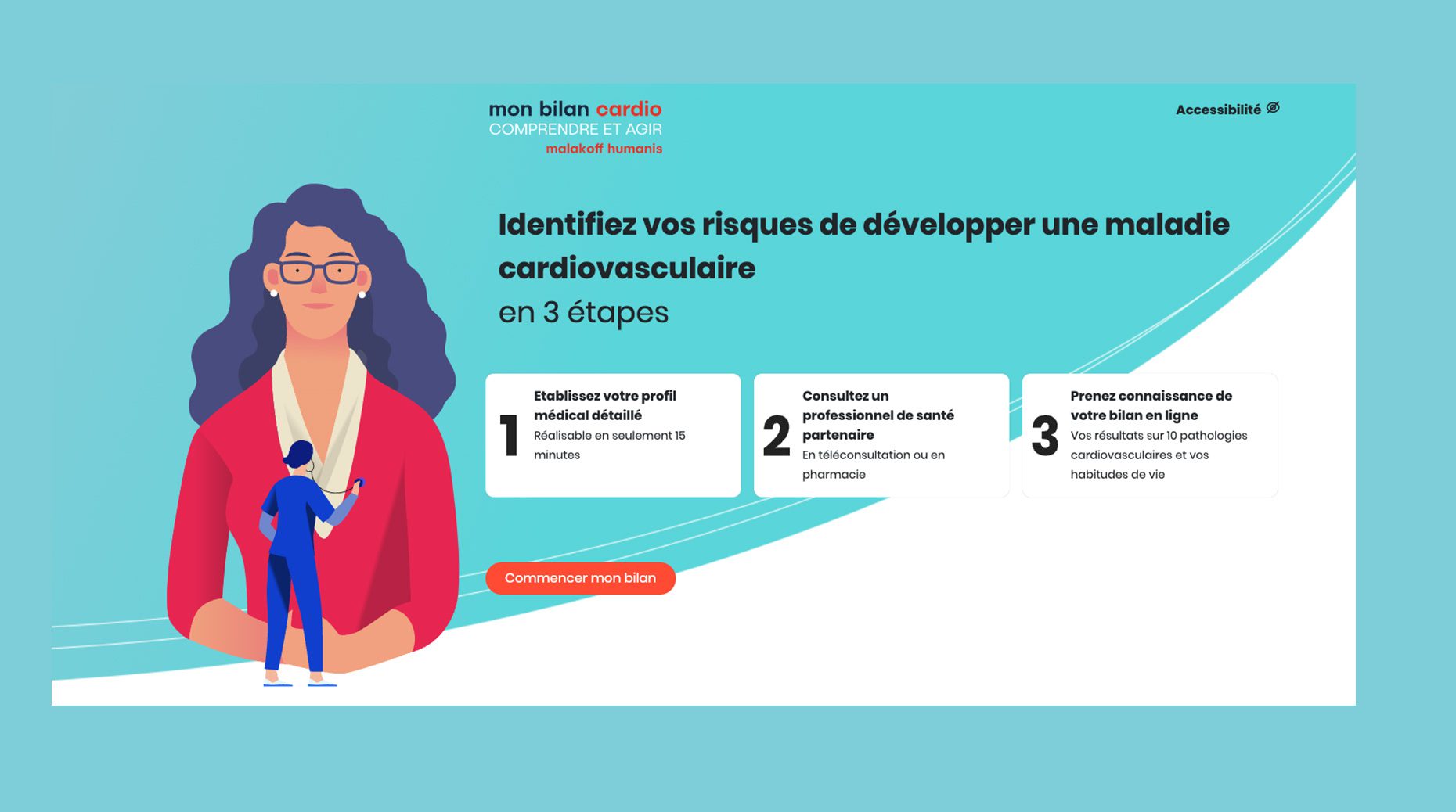 AVC Malakoff Humanis lance Mon Bilan Cardio Infoprotection