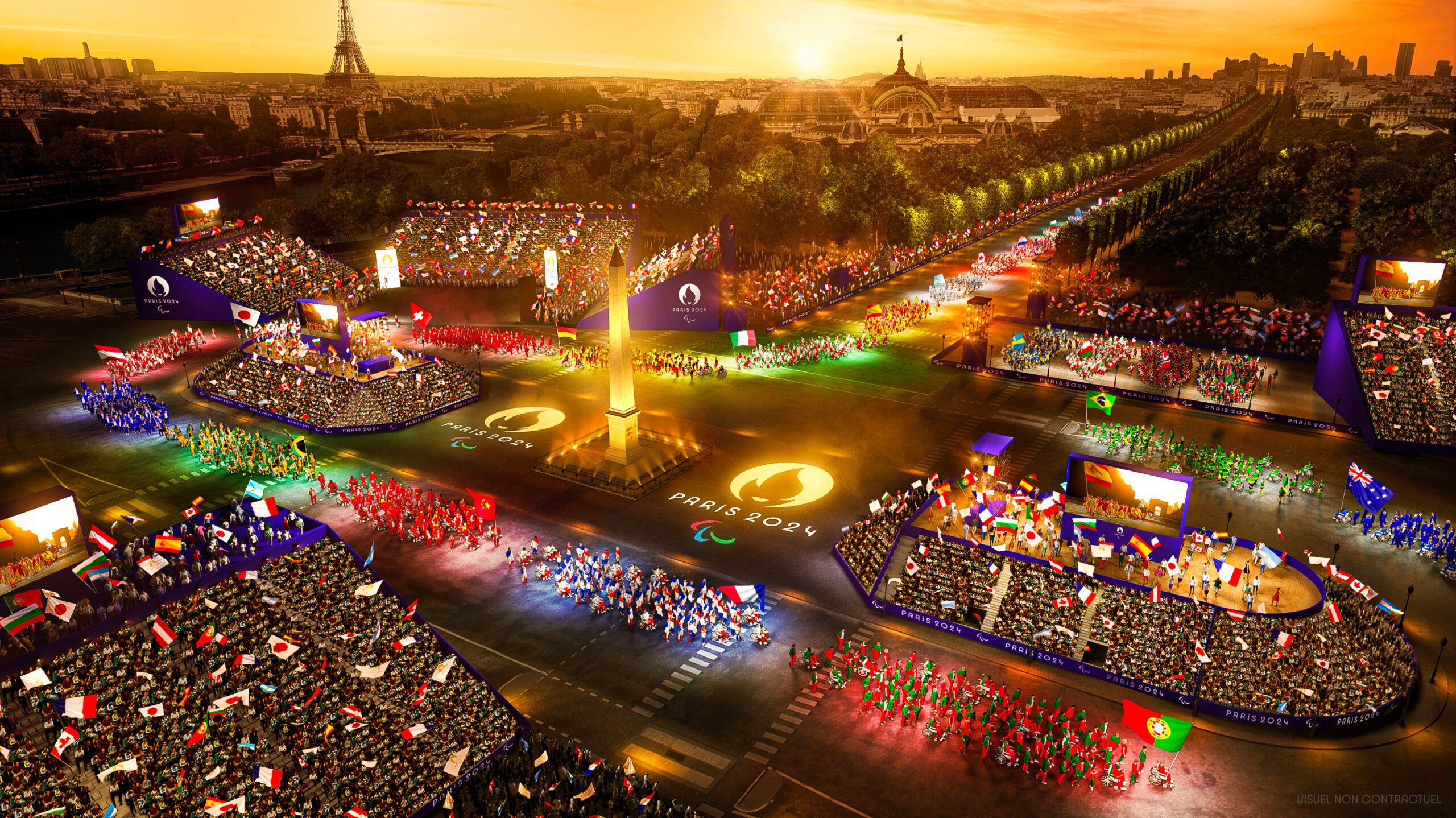 image-virtuelle-de-la-parade-des-athletes-pour-l-ouverture-des-jop-paris-2024