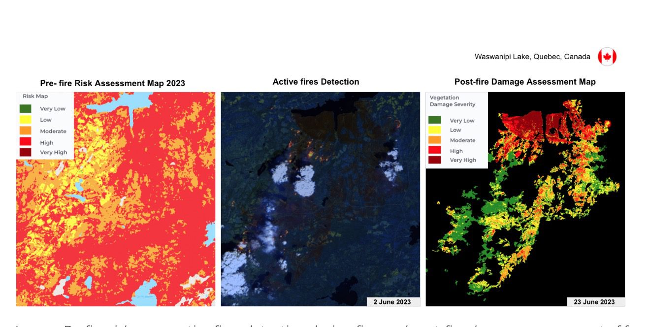 Feux de forêt : l’imagerie satellitaire au service de la prévention des risques