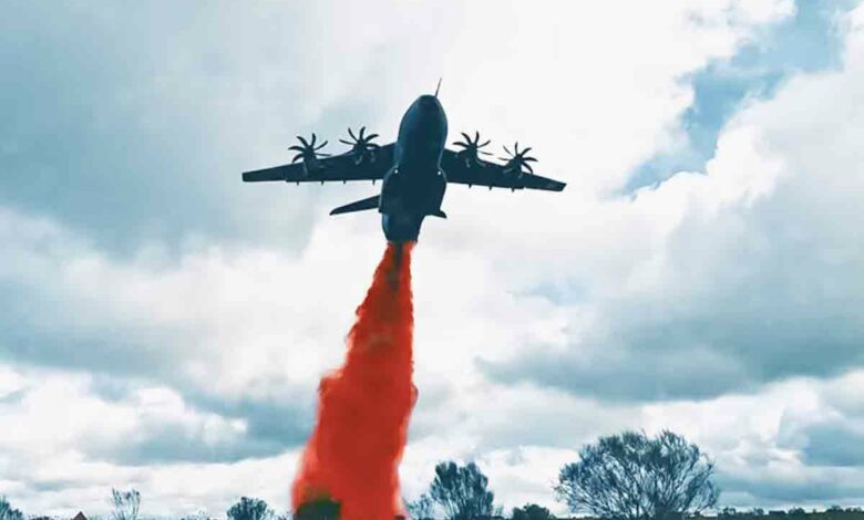 Feux de forêt : Airbus transforme son avion militaire A400M en bombardier à eau